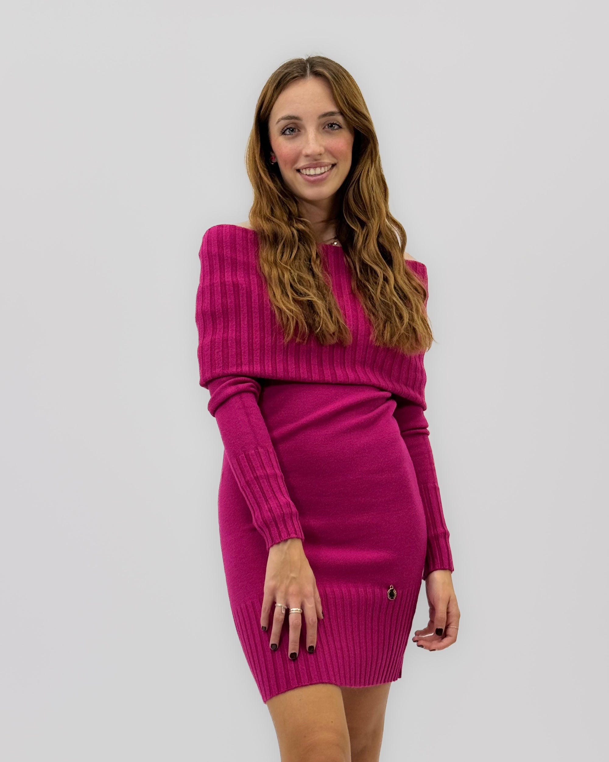 Abito in Maglia con Mantellina