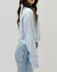 Camicia a Righe con Lurex