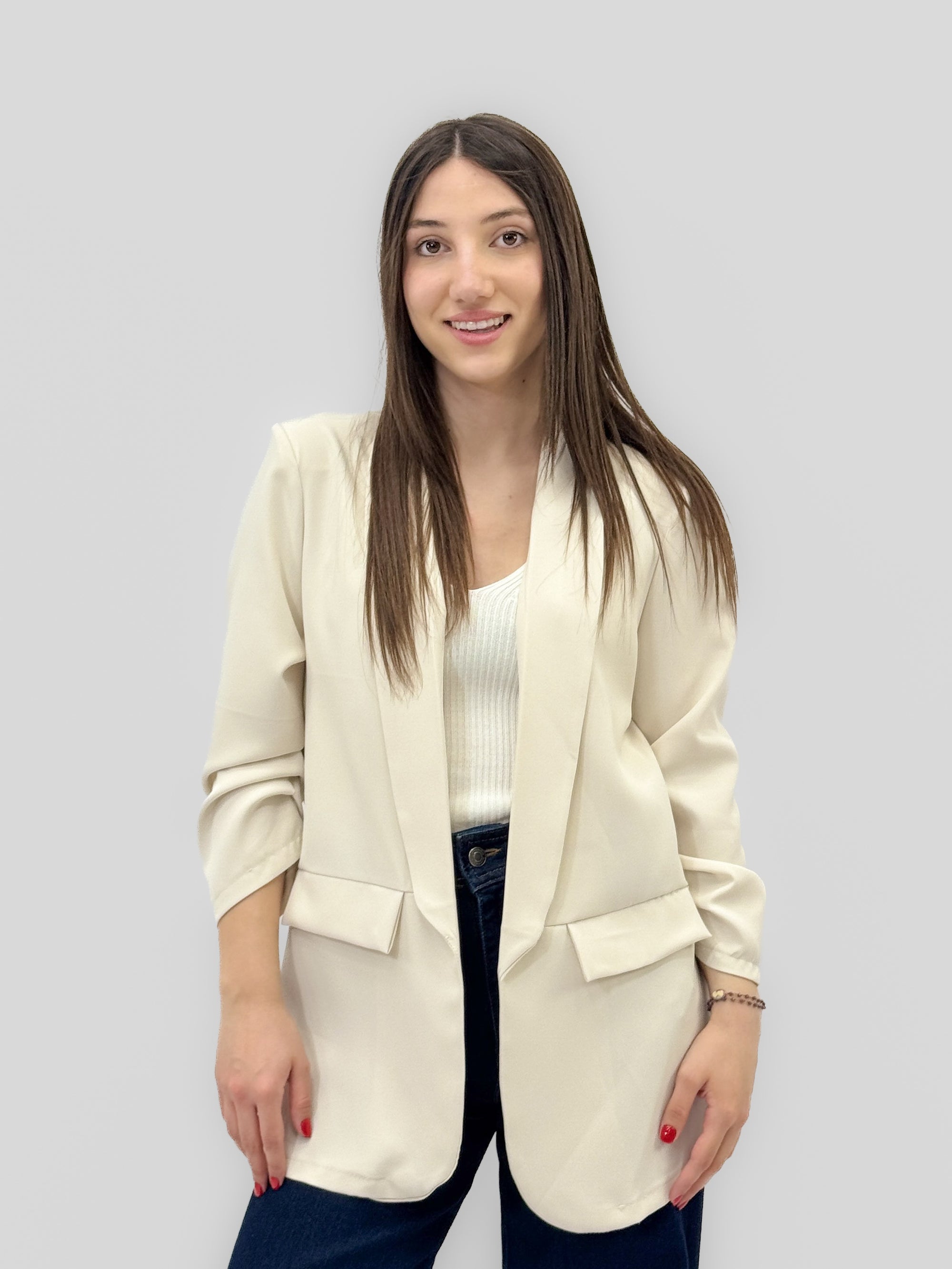 Blazer Elegante – Giacca Lunga Modello Morbido
