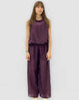 Completo con Top Smanicato e Pantalone Morbido
