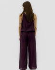Completo con Top Smanicato e Pantalone Morbido