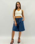 Pantaloncini leggeri in denim