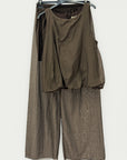 Completo con Top Smanicato e Pantalone Morbido