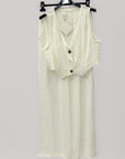 Completo con Gilet e Pantalone Palazzo