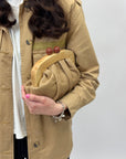Pochette in paglia colorata