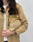 Pochette in paglia colorata