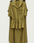 Completo Camicia con Coulisse e Pantalone Palazzo