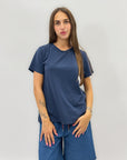 T-shirt pizzo sangallo
