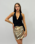 Top con scollo V