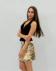 Top con scollo V