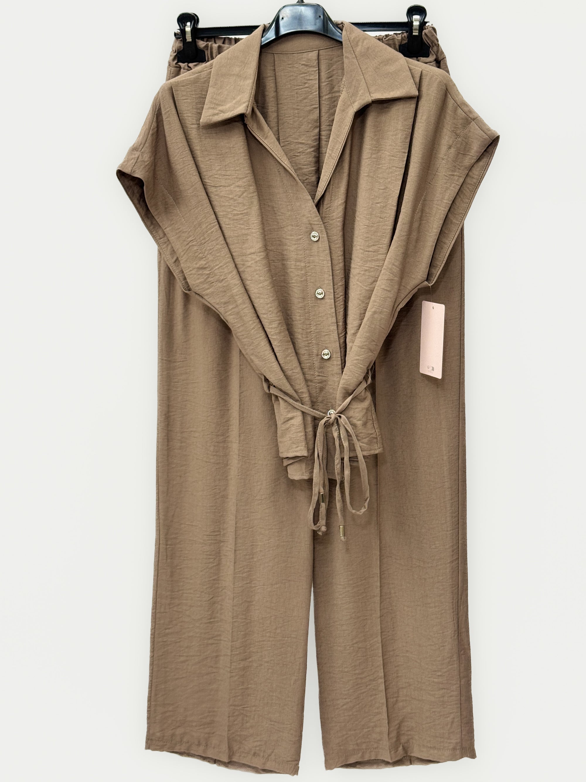 Completo con Camicia e Pantalone Palazzo