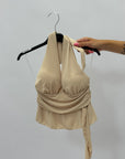 Top con scollo V
