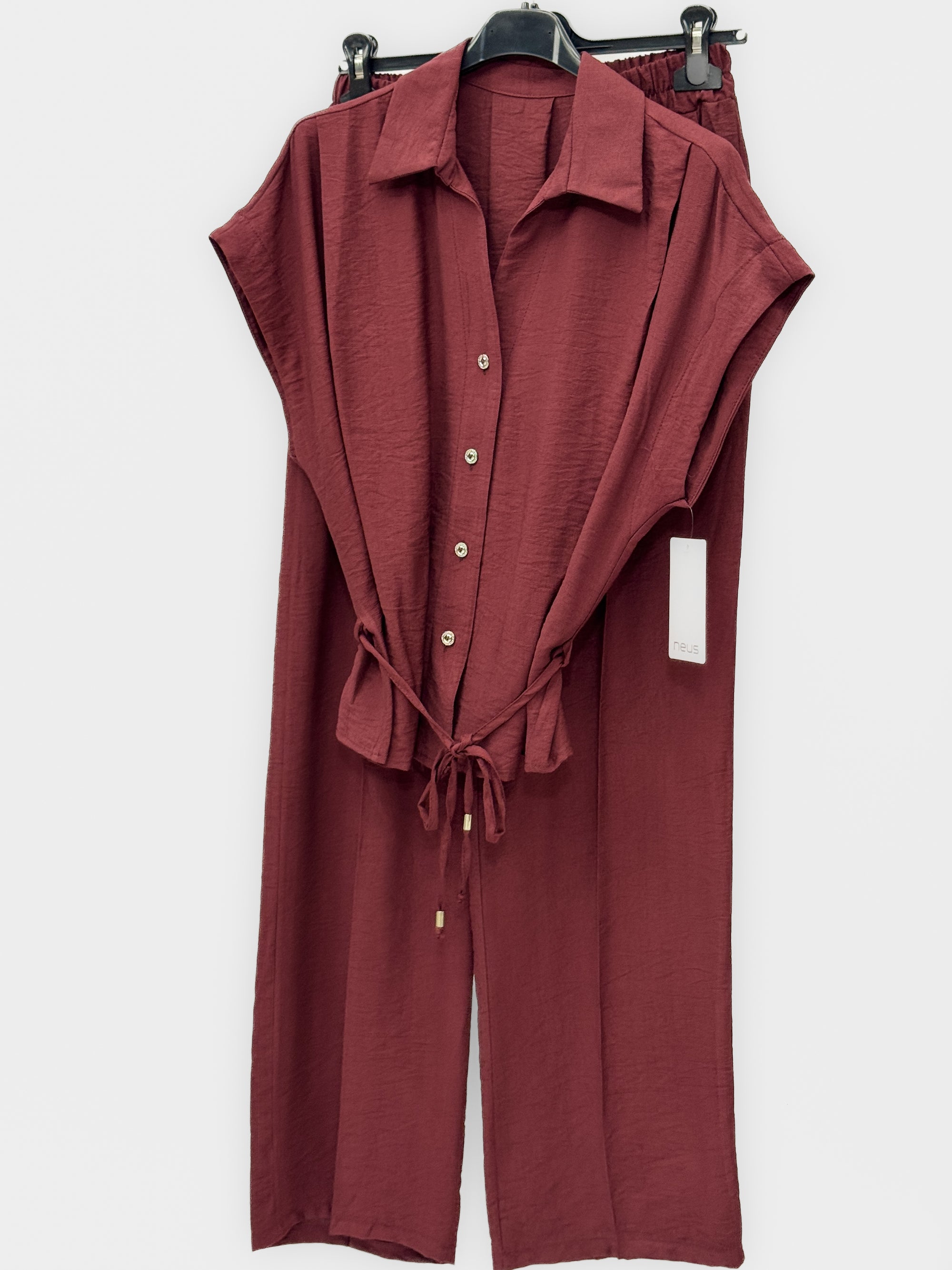 Completo con Camicia e Pantalone Palazzo