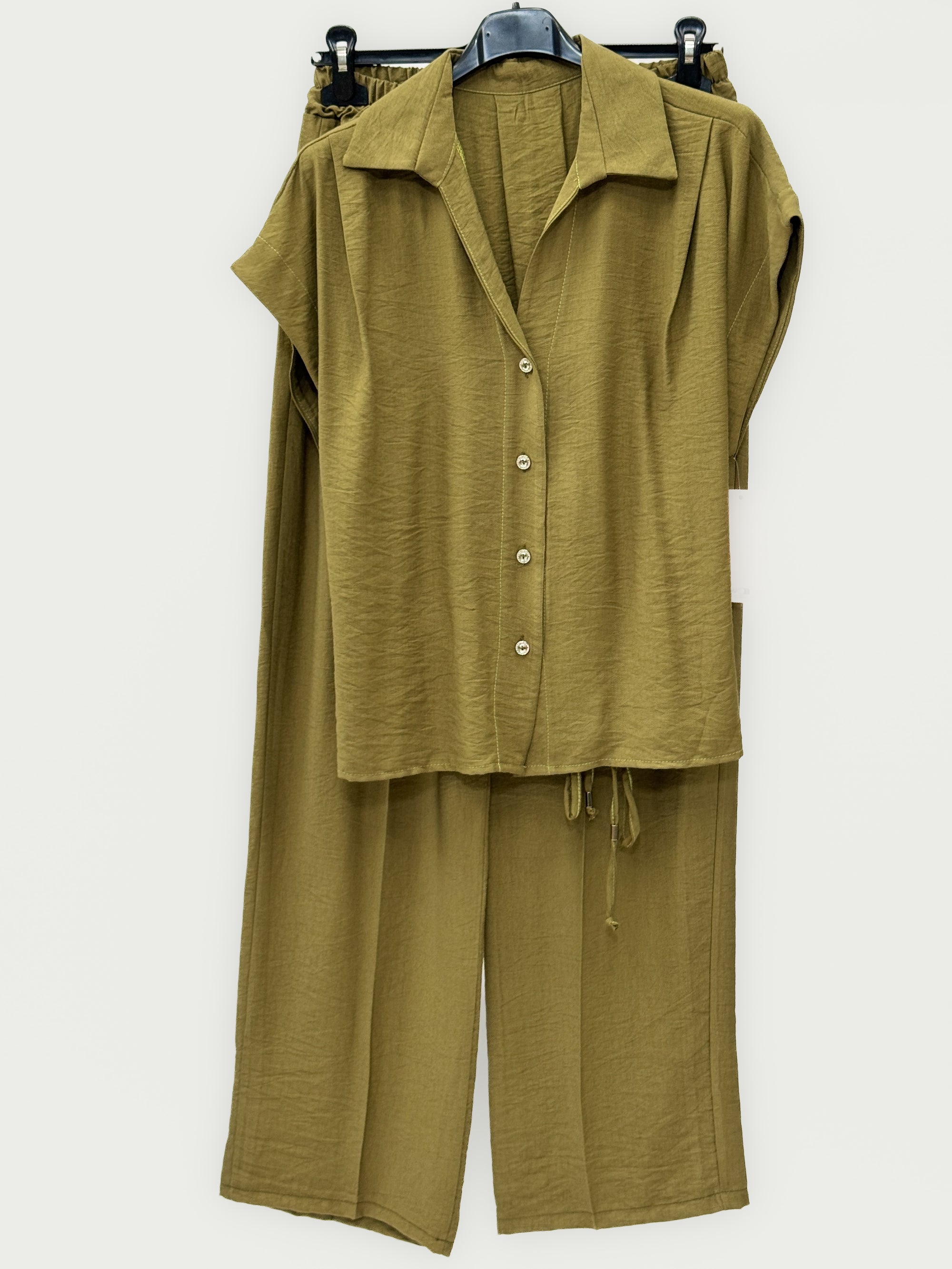 Completo con Camicia e Pantalone Palazzo