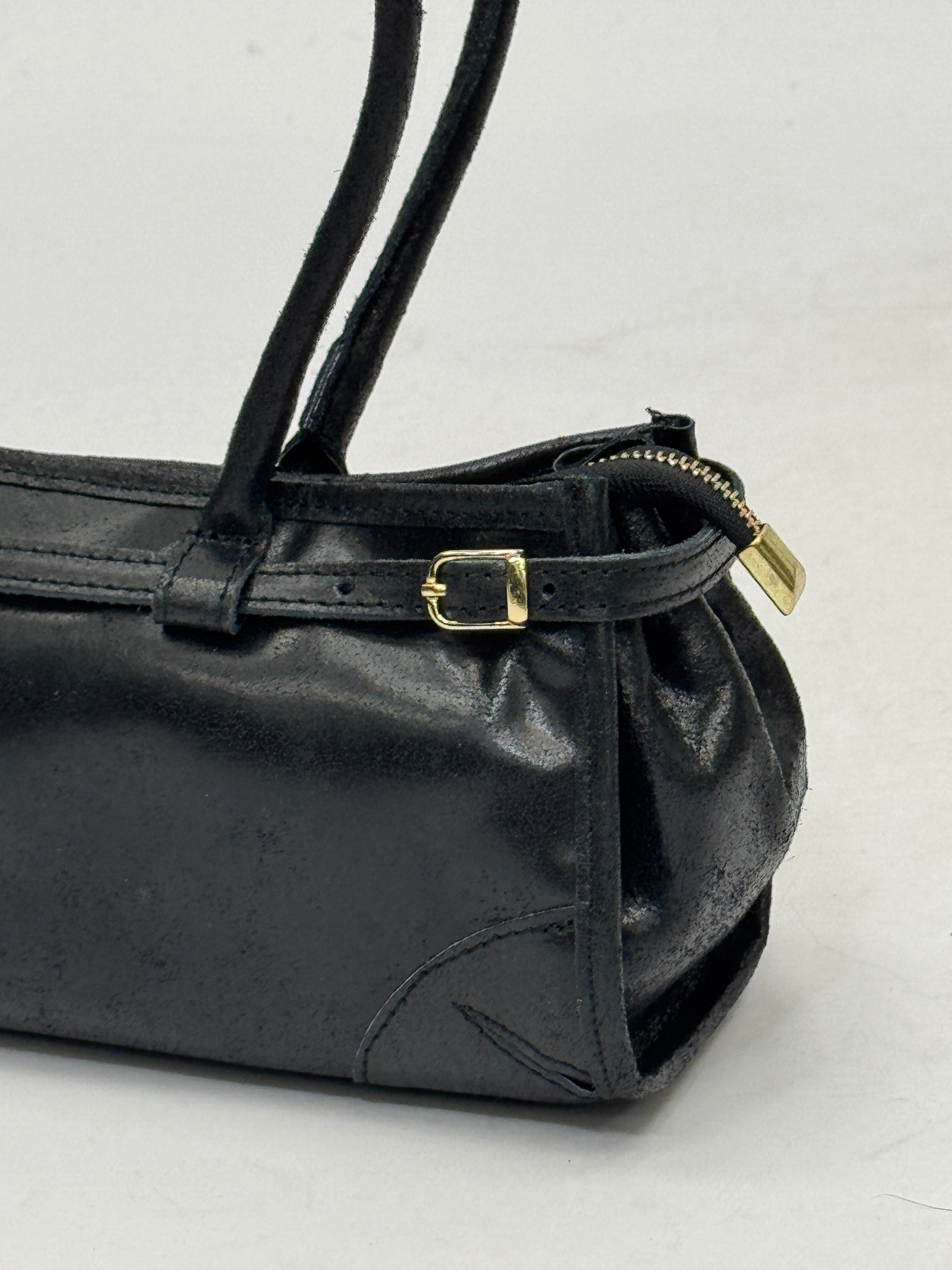 Borsa vera pelle con manico