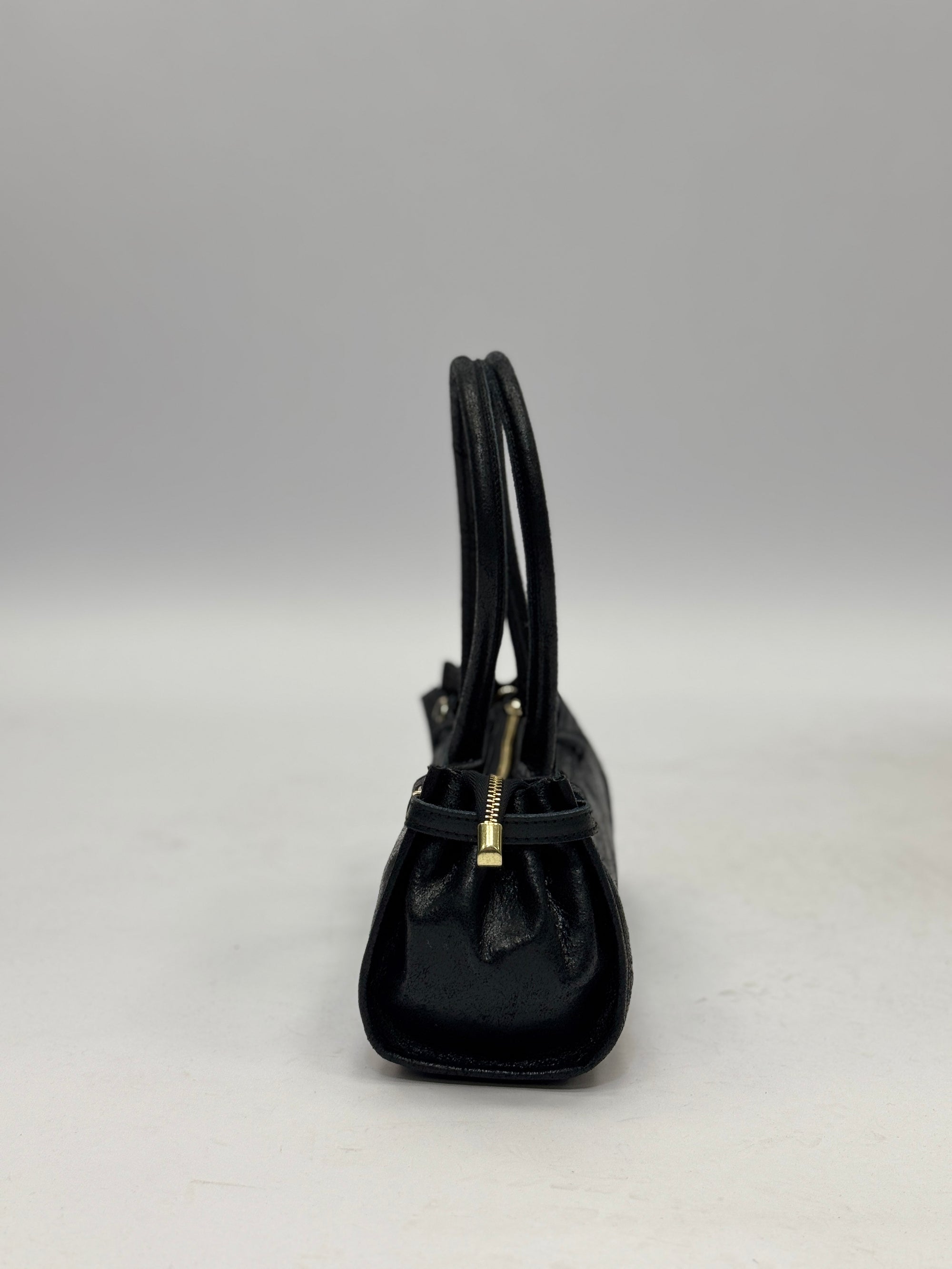 Borsa vera pelle con manico