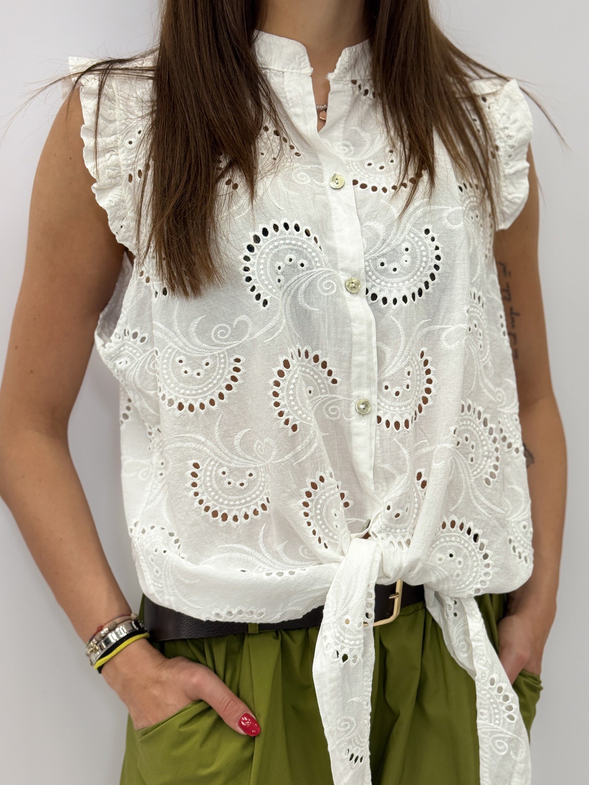 Camicia Sangallo con Nodo
