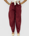Pantalone In Cotone Balloon con Coulisse