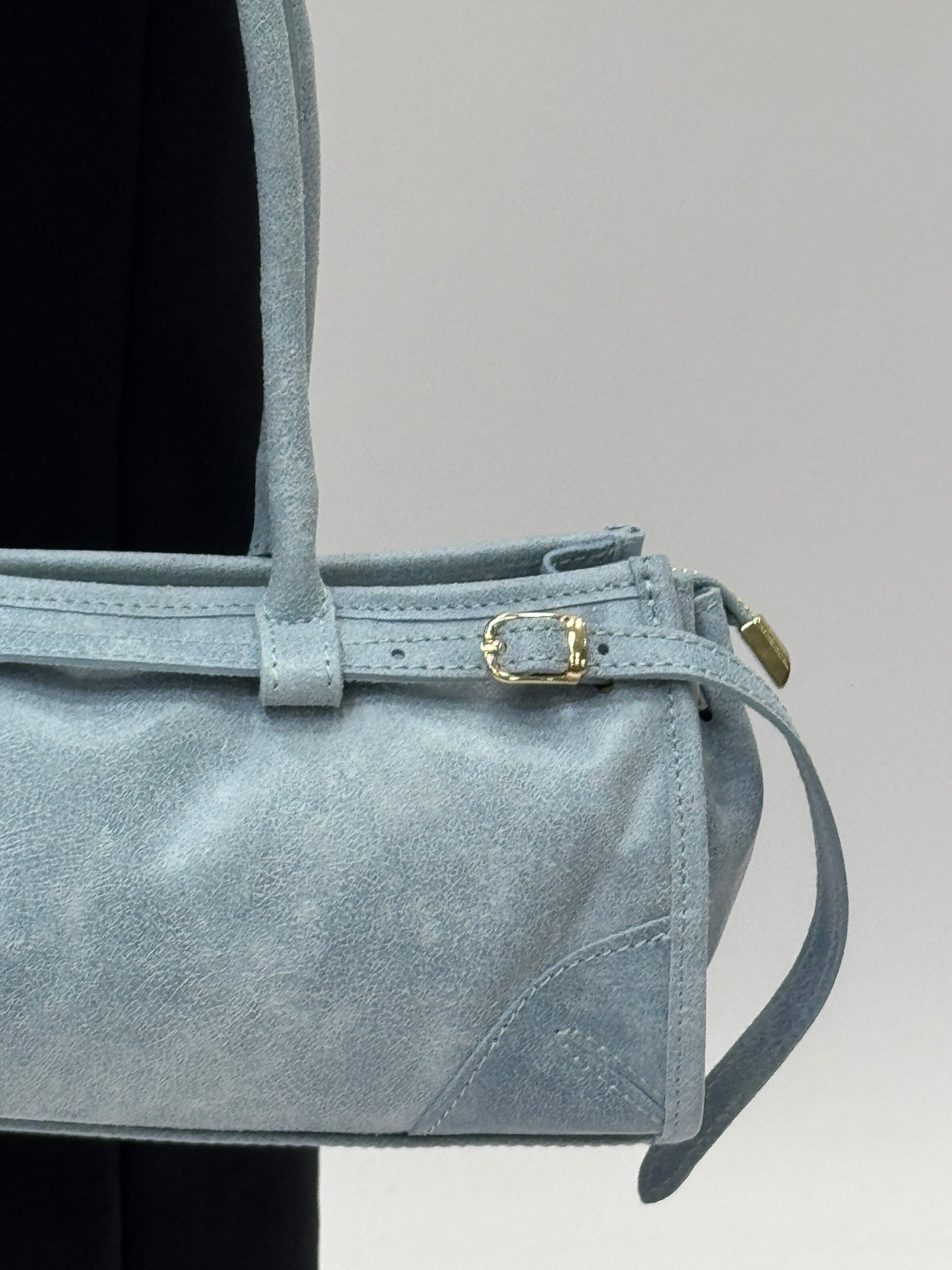 Borsa vera pelle con manico