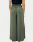 Pantalone Palazzo con Fascia Elasticizzata