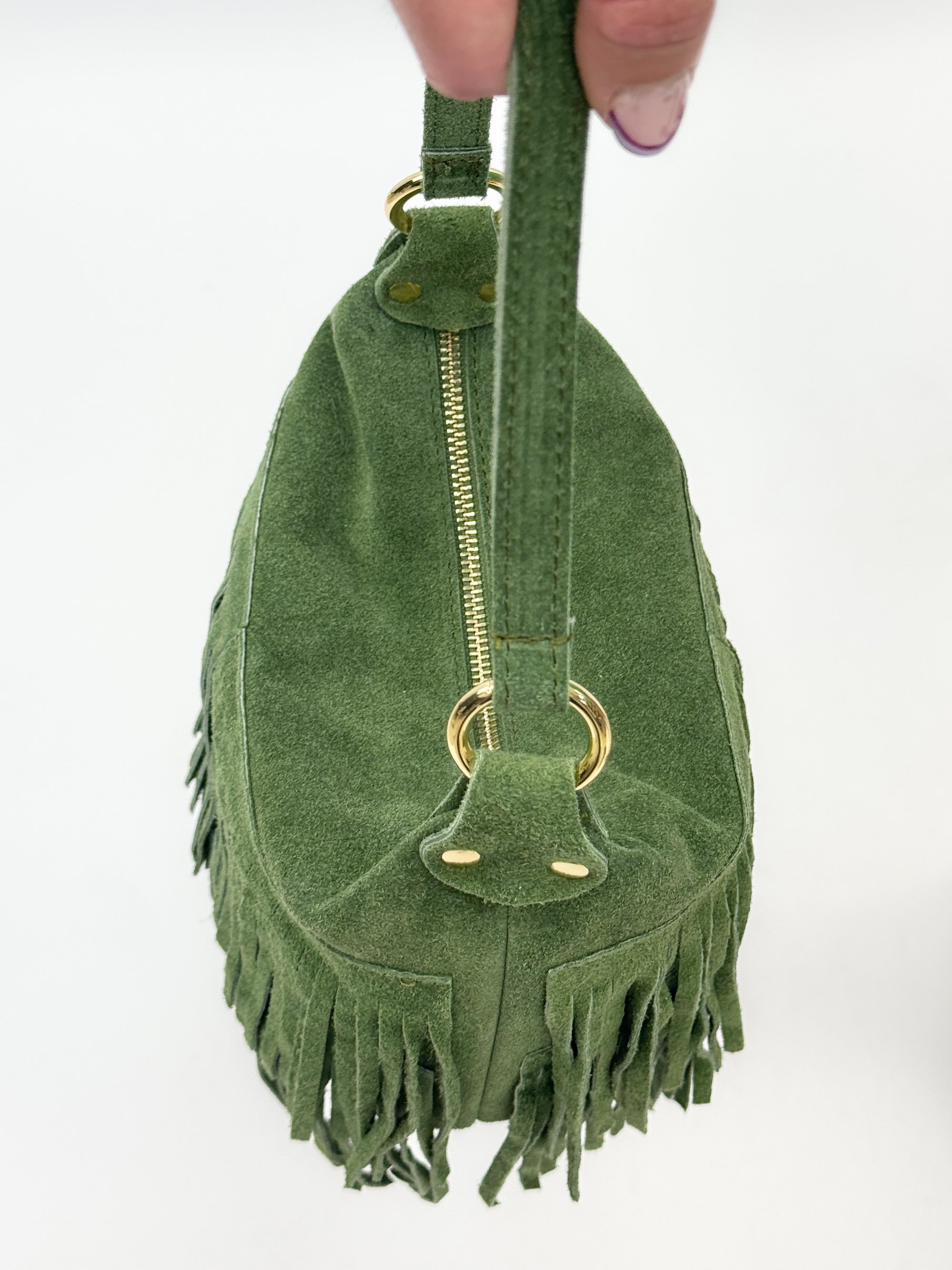 Borsa a secchiello vera pelle