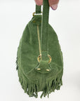 Borsa a secchiello vera pelle