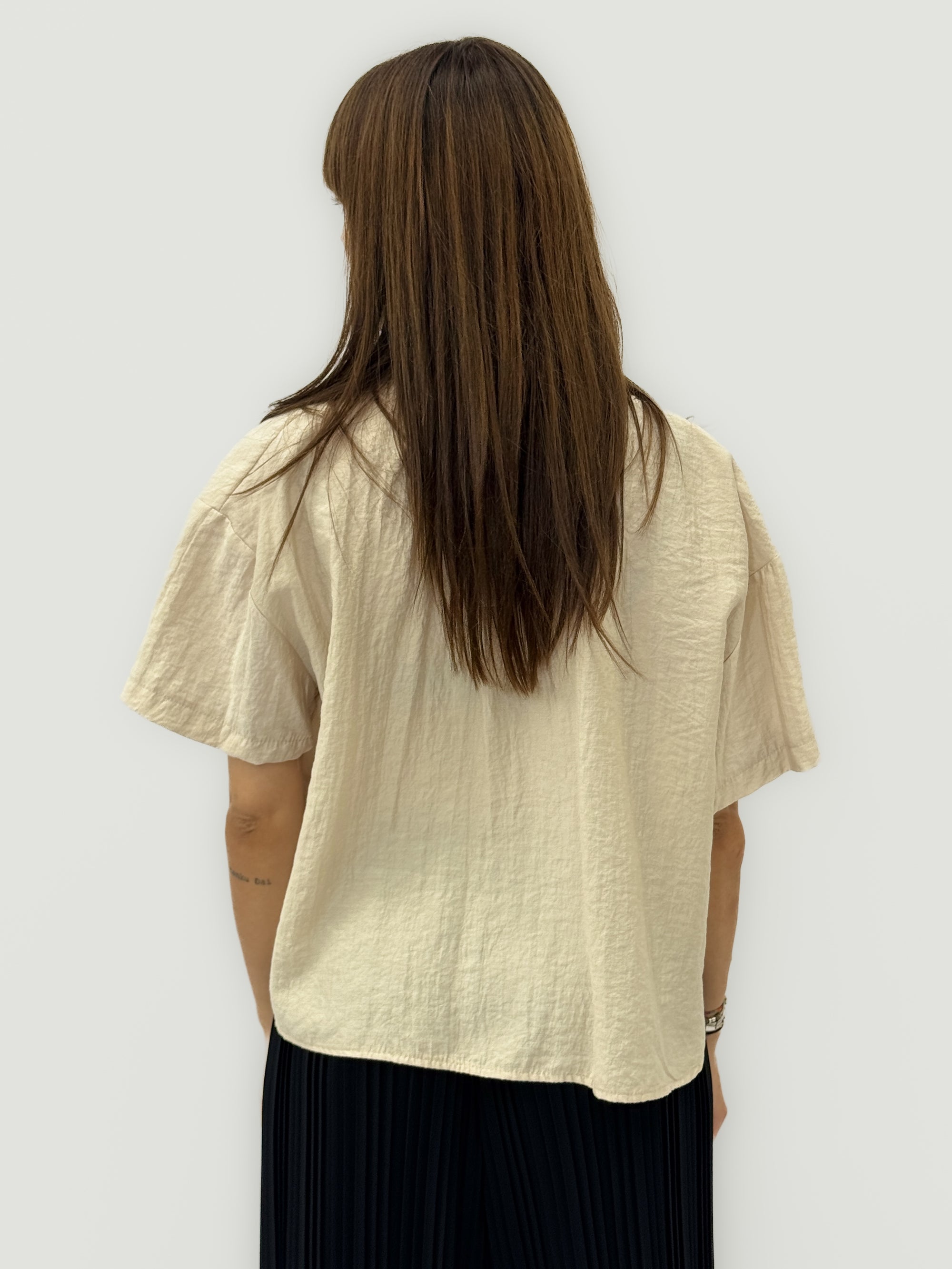Camicia con Bottoni Gioiello