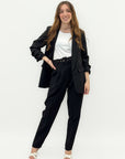 Completo Donna con Blazer e Pantalone con Cintura