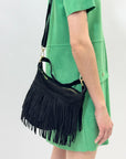 Borsa a secchiello vera pelle