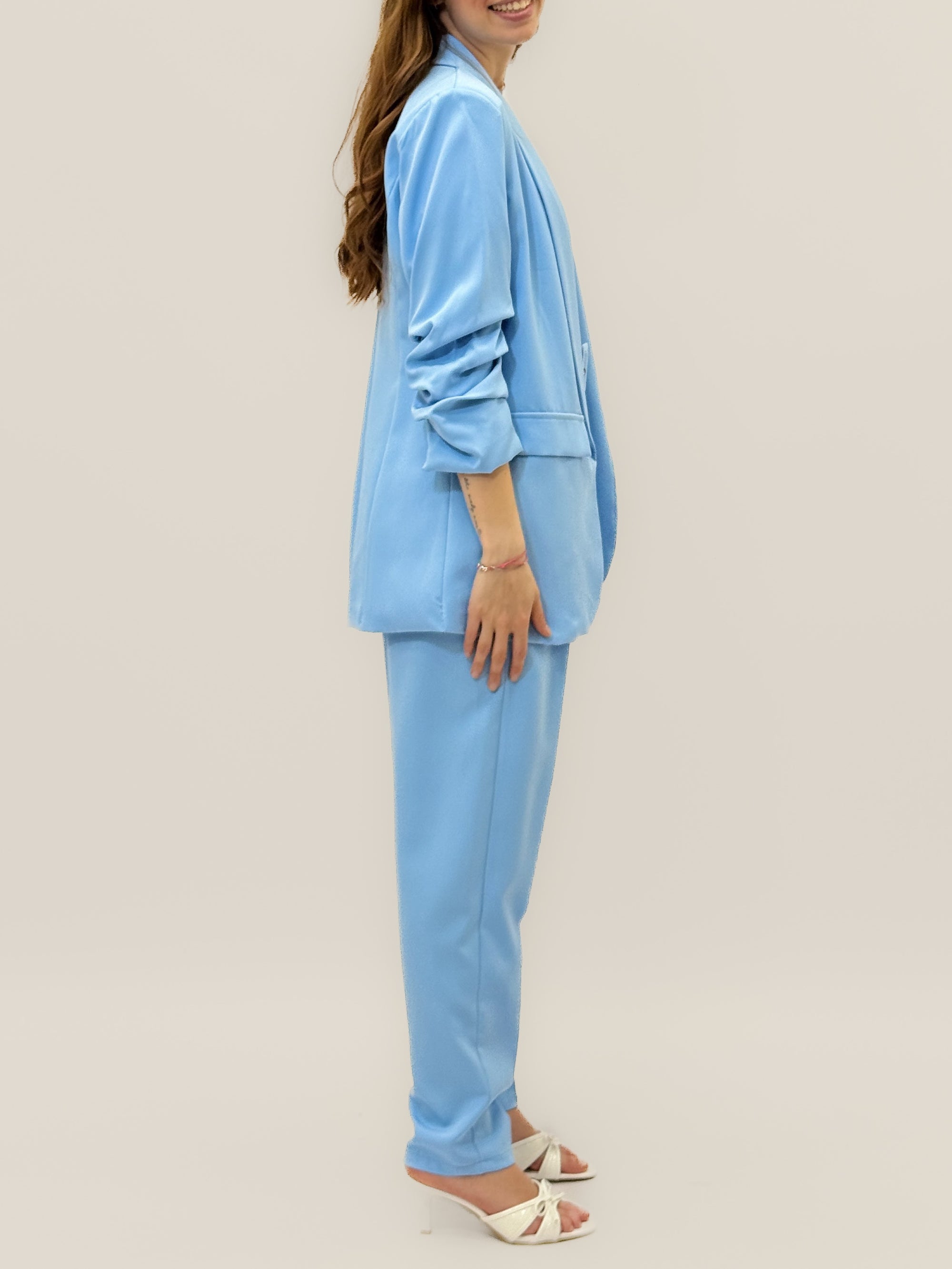 Completo Donna con Blazer e Pantalone con Cintura