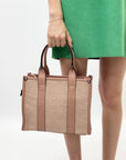 Borsa tote in paglia