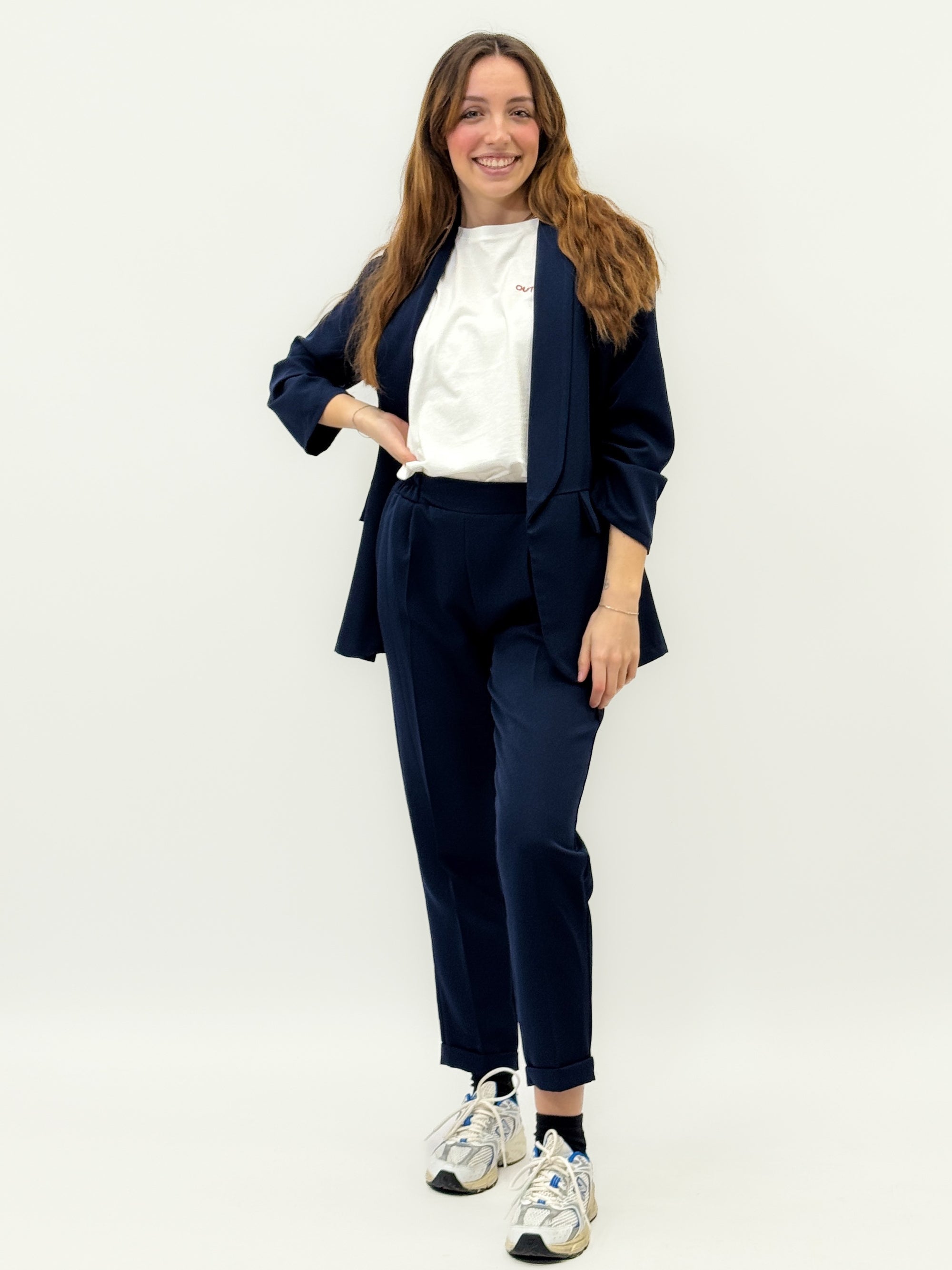 Completo Donna con Blazer e Pantalone Slim