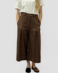 Completo Misto Lino con Gilet e Pantaloni Palazzo