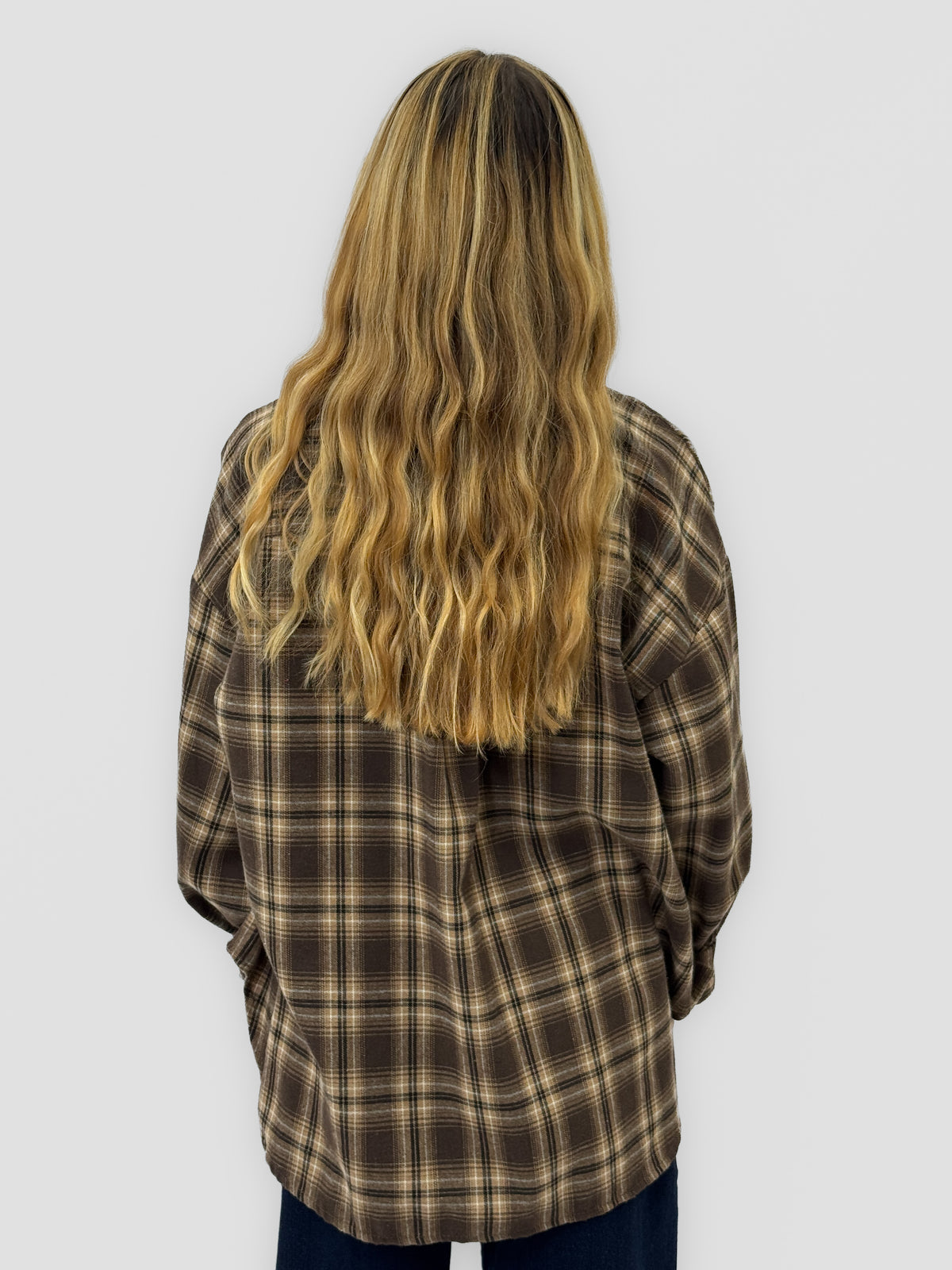 Camicia Oversize a Quadri Made in Italy