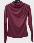 Maglia basic drappegiato