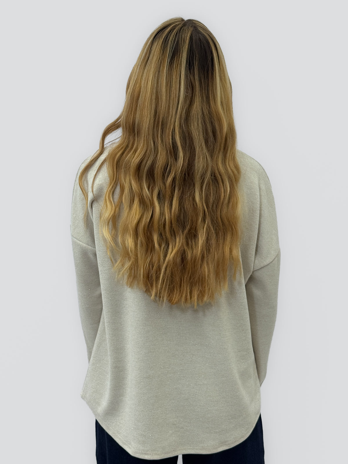 Maglia Girocollo Lurex Made in Italy