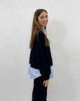 Maglia morbida con colletto