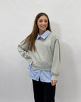 Maglia morbida con colletto