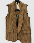 Completo a Righe con Gilet e Shorts