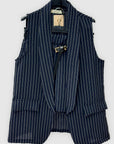Completo a Righe con Gilet e Shorts
