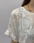 Maglia leggera con ricami