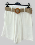 Pantaloncini con Cintura in Vita
