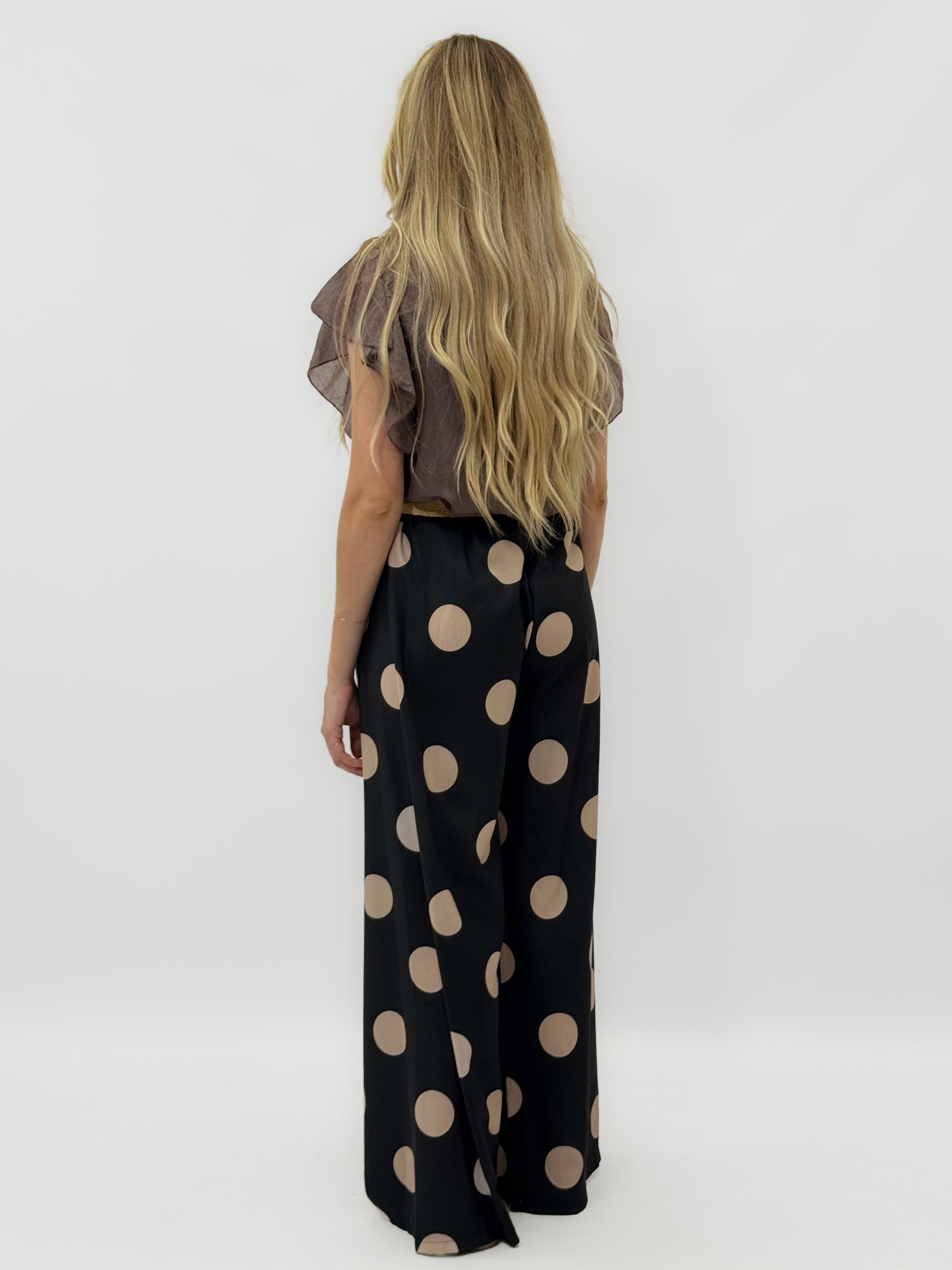 Pantalone Fantasia con Gamba Palazzo