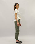 Pantaloni in cotone leggero con cintura
