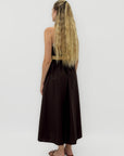 Abito in 100% Cotone con Scollo Halter