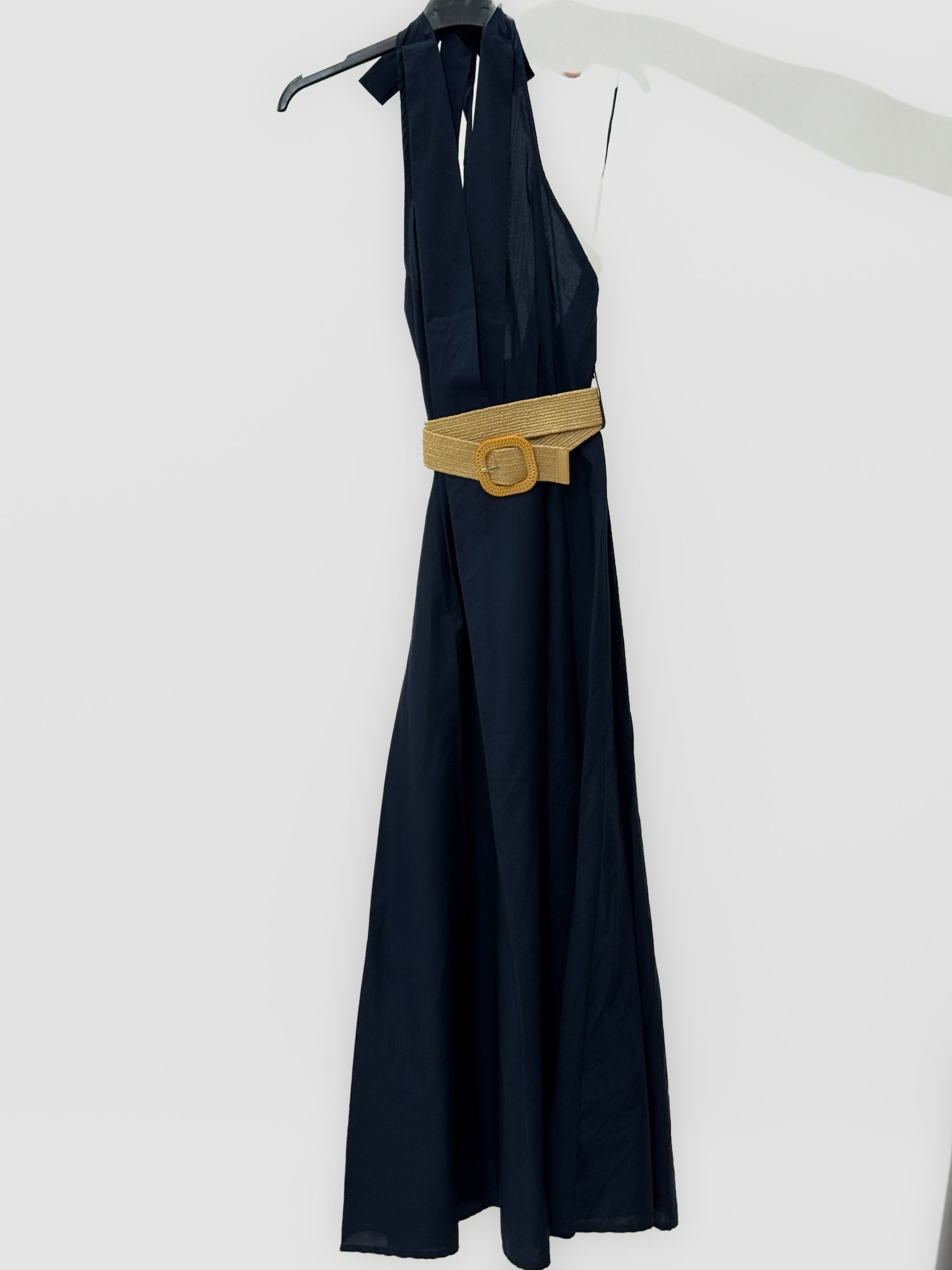 Abito in 100% Cotone con Scollo Halter
