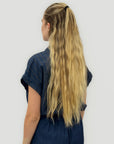 Camicia Blu a Righe con Maniche Corte