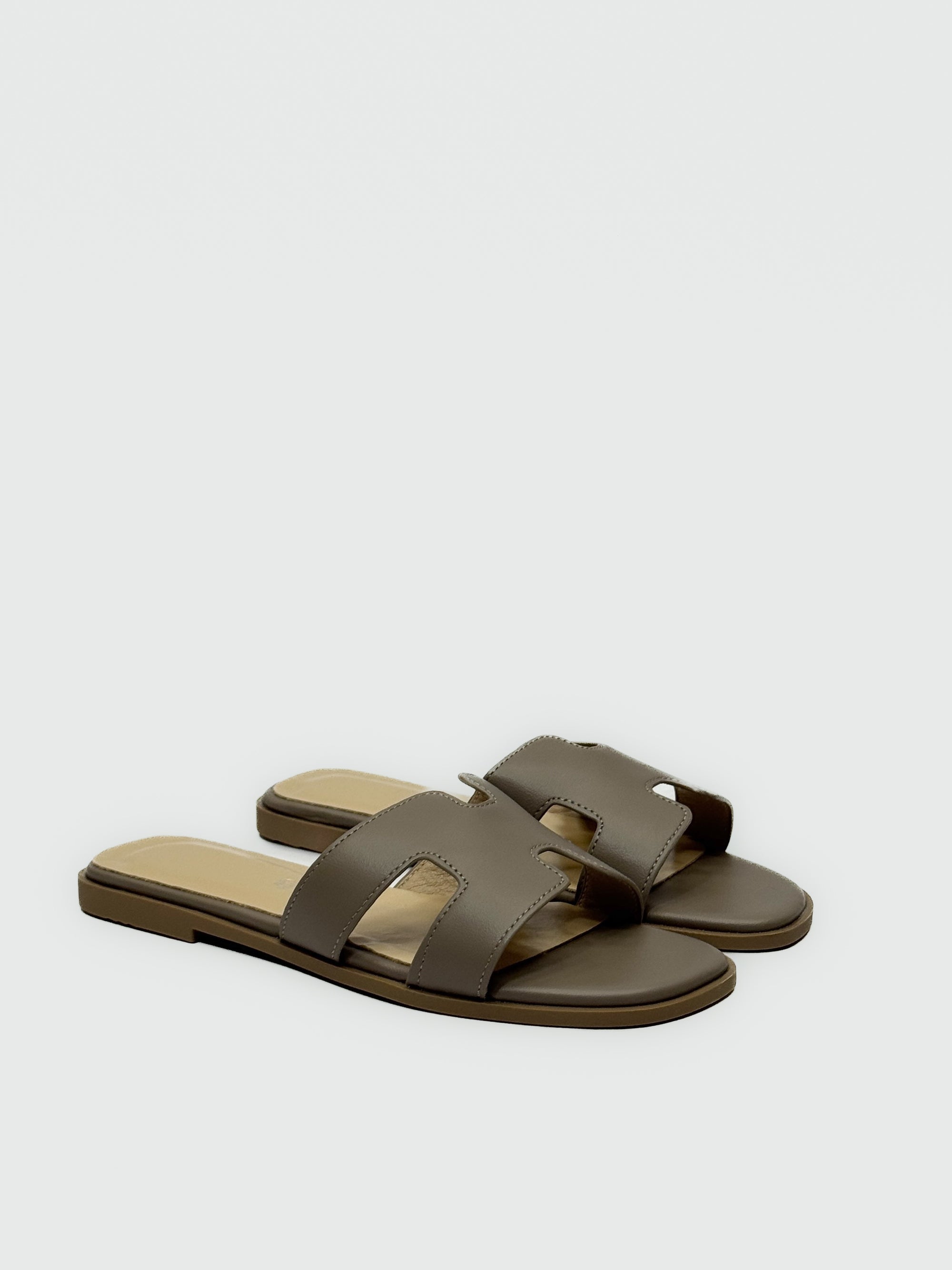 Ciabatte in Vera Pelle – Sandali Flat Eleganti