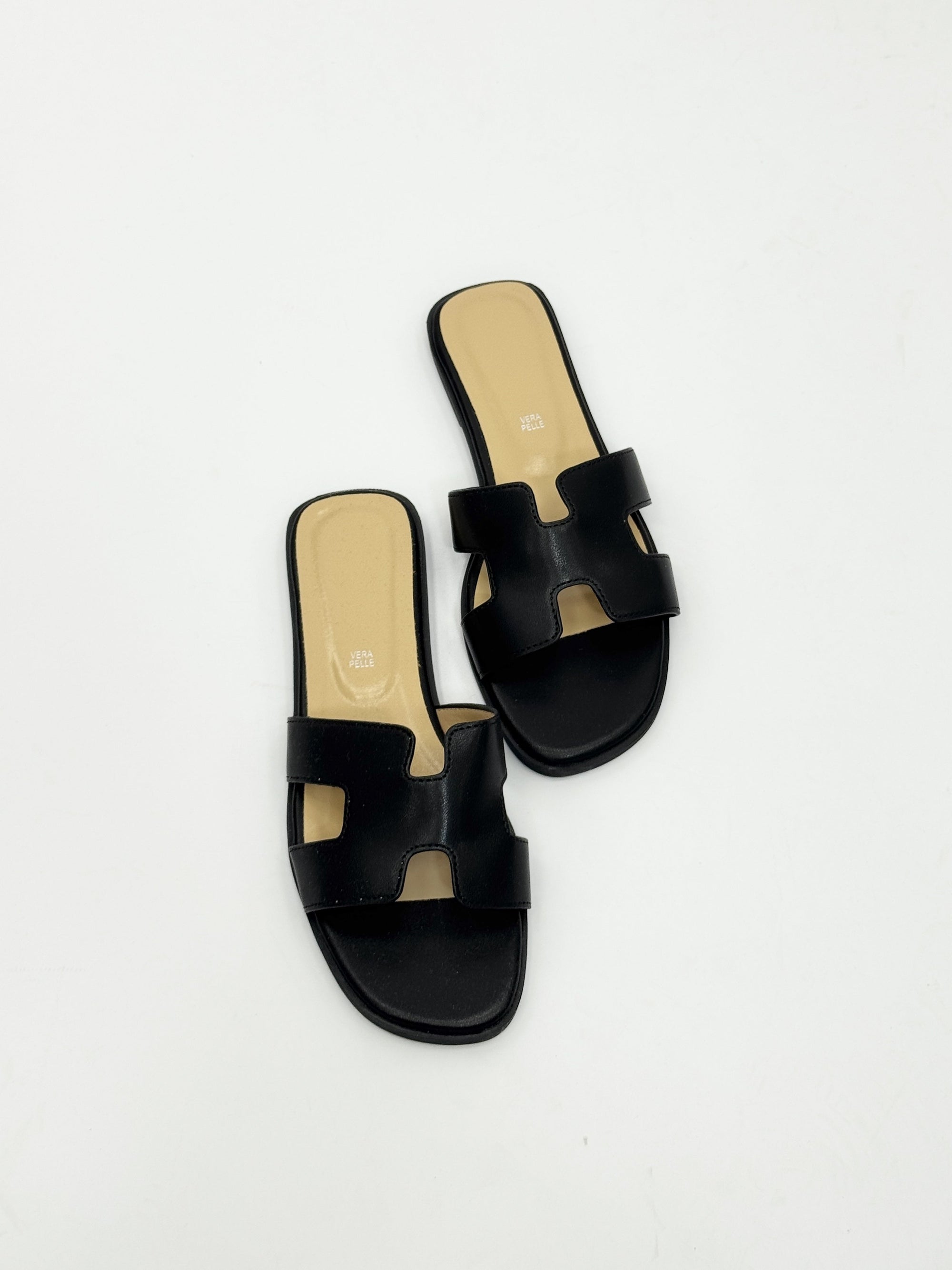 Ciabatte in Vera Pelle – Sandali Flat Eleganti