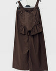 Completo Cotone con Top Balza e Pantalone Palazzo